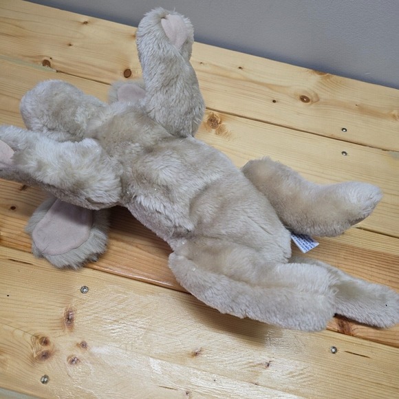 World of Smile Dog Plush Brown Stuffed Animal 1992 Toy Classic Style - Picture 6 of 10